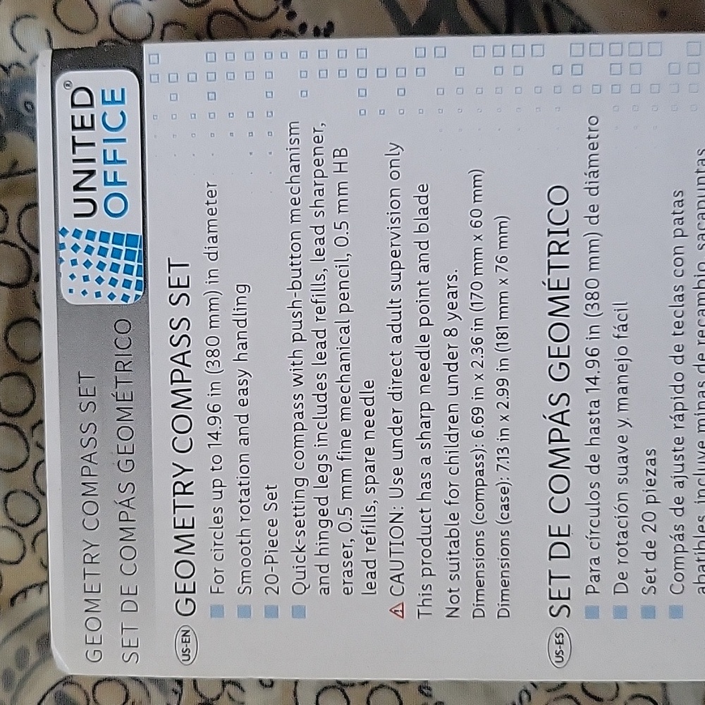 Geometry Compass Set🧡 - Picture 3 of 4